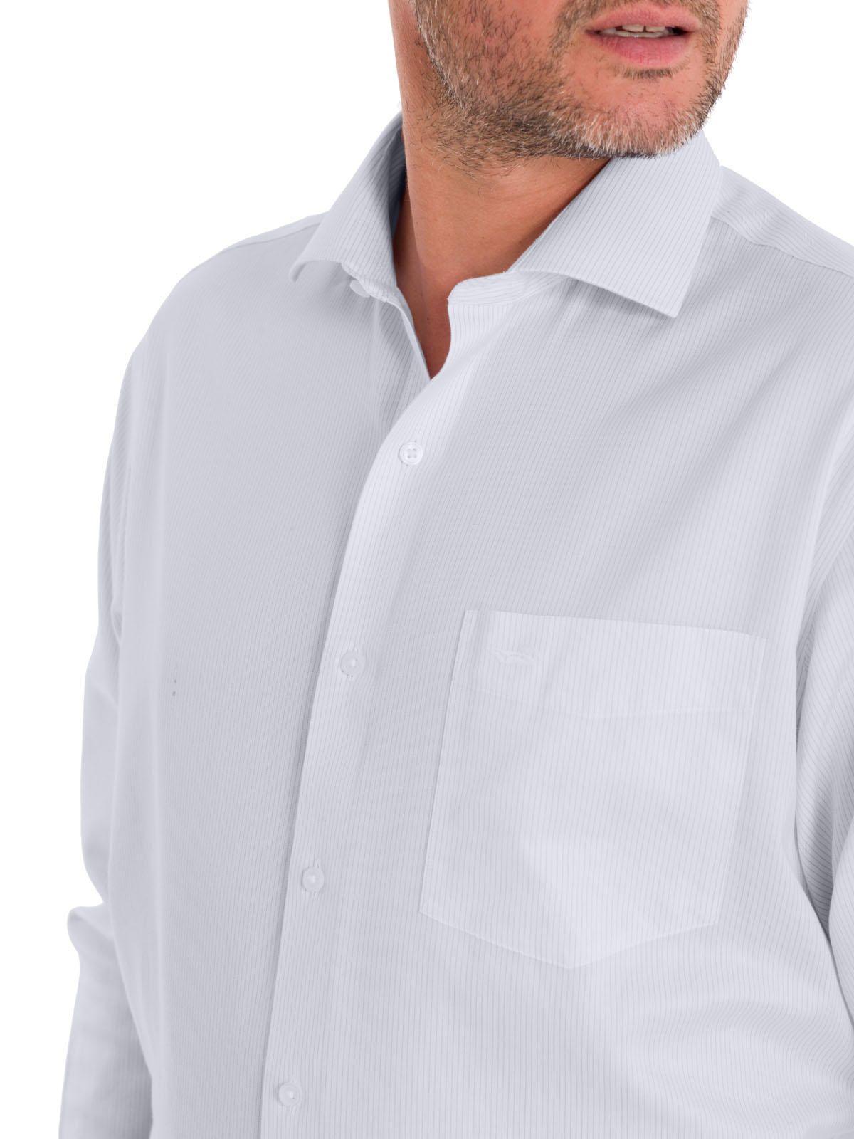Camisa Cuello Italiano Blanco Hombre WF-9