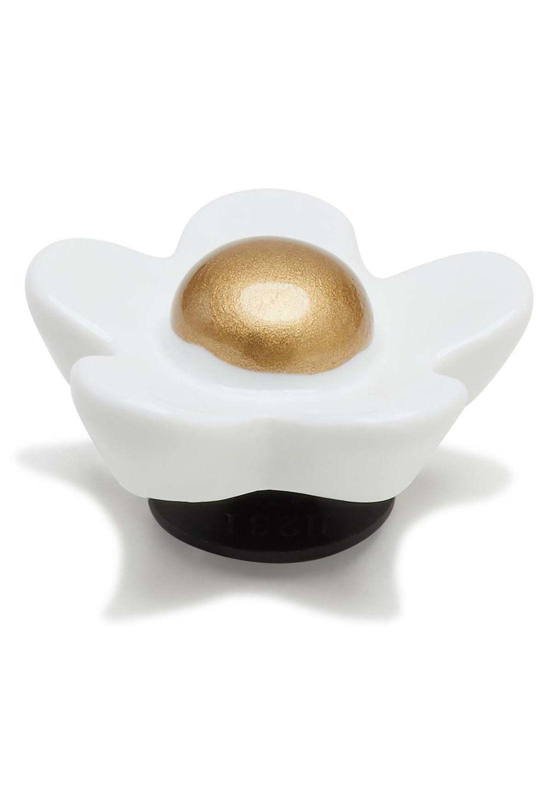 Jibbitz Crocs Margarita Blanca Oro Blanco-2