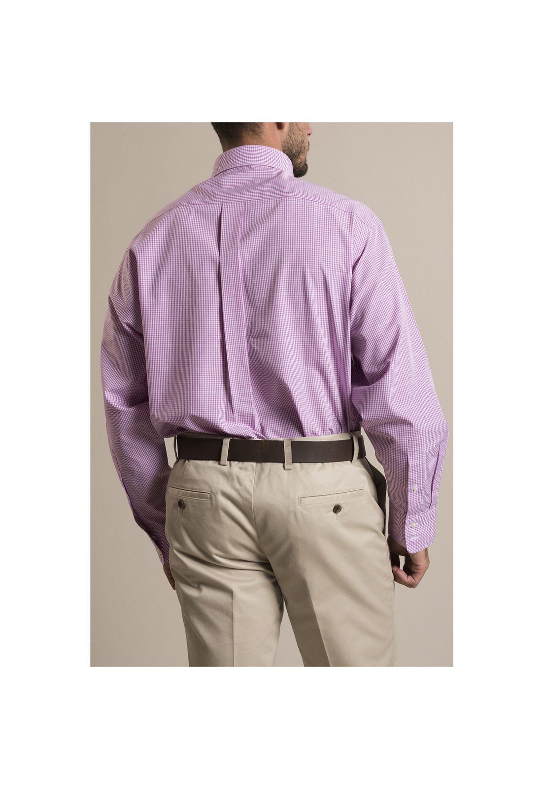 Camisa Libre de Arrugas Rockford Rosa-2