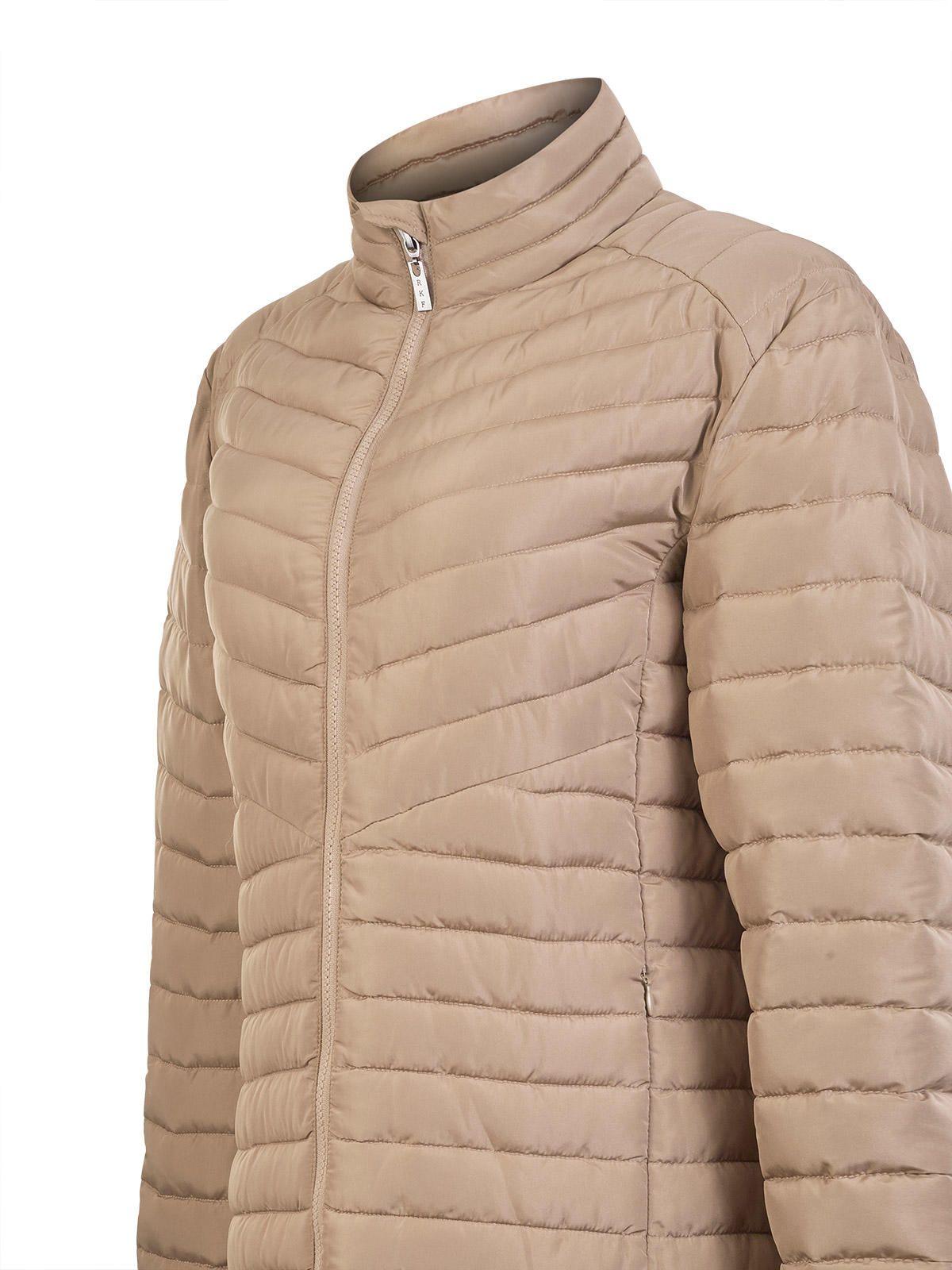 Parka Poliester Recic. Mujer Biloba Café-1