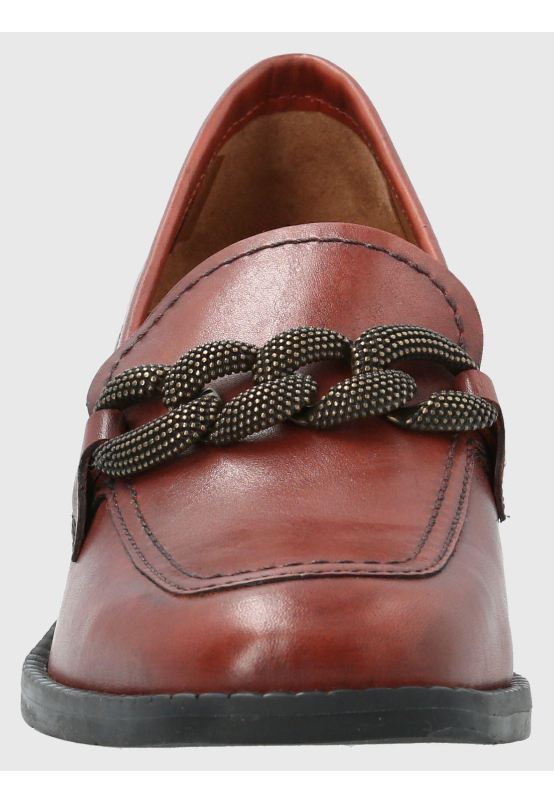 Zapato Cuero Mujer Marcus Café-3