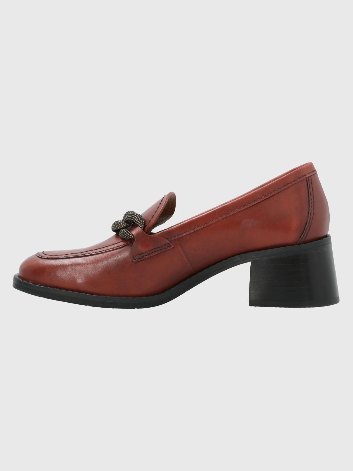 Zapato Cuero Mujer Marcus Café-4