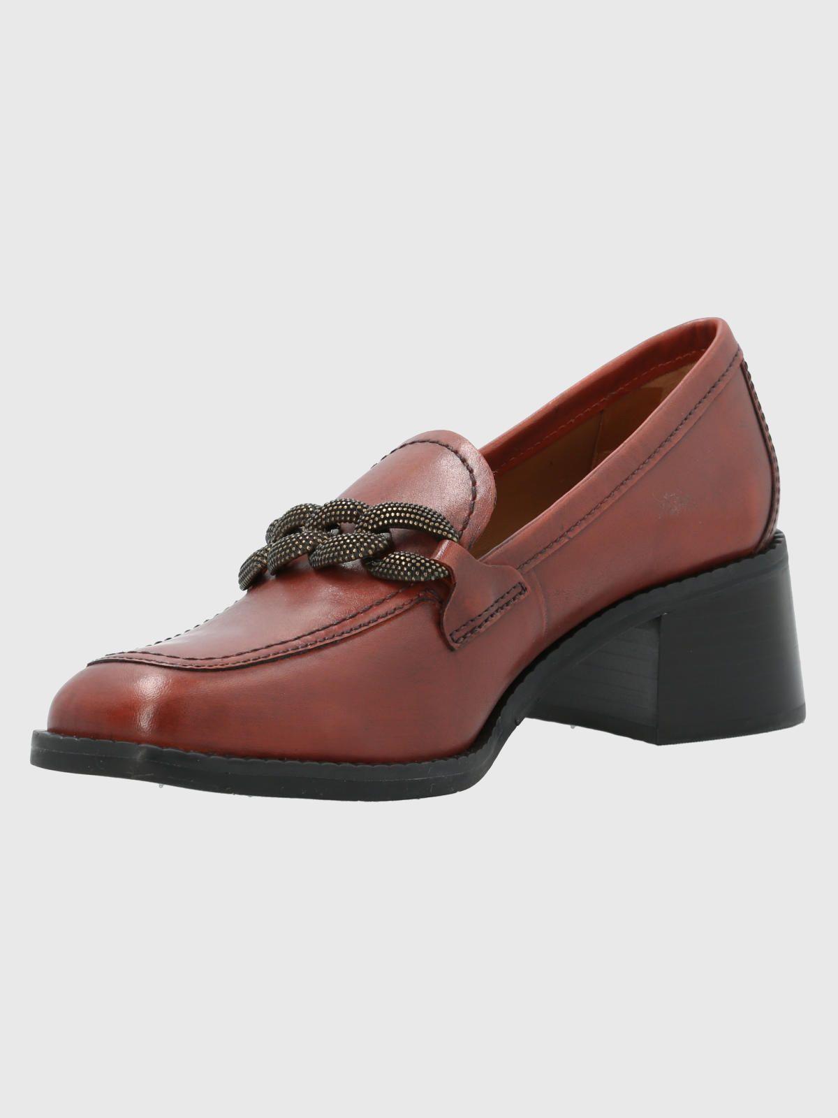 Zapato Cuero Mujer Marcus Café-5