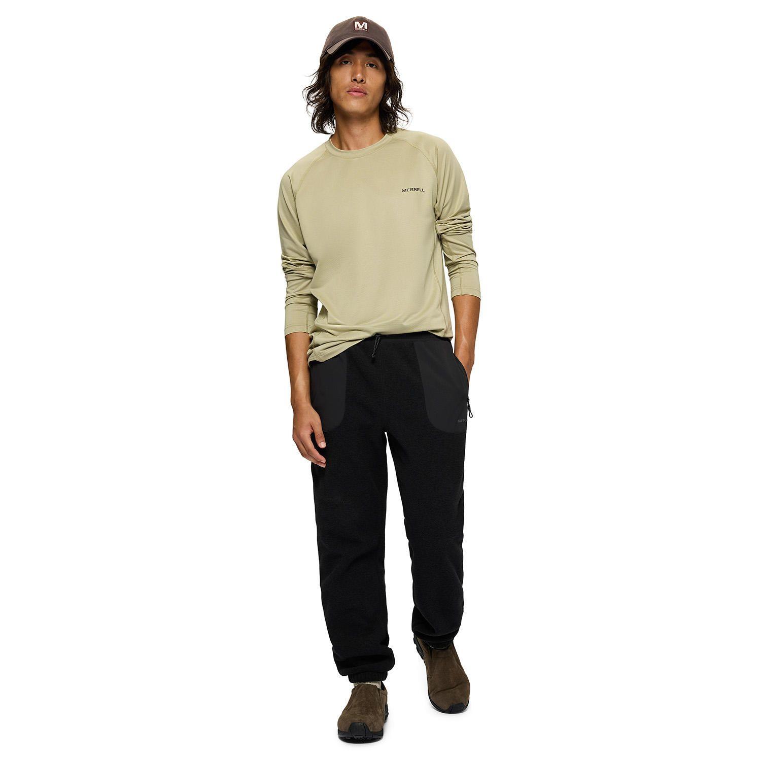 Polera Manga Larga Hombre Tech Verde Claro-4