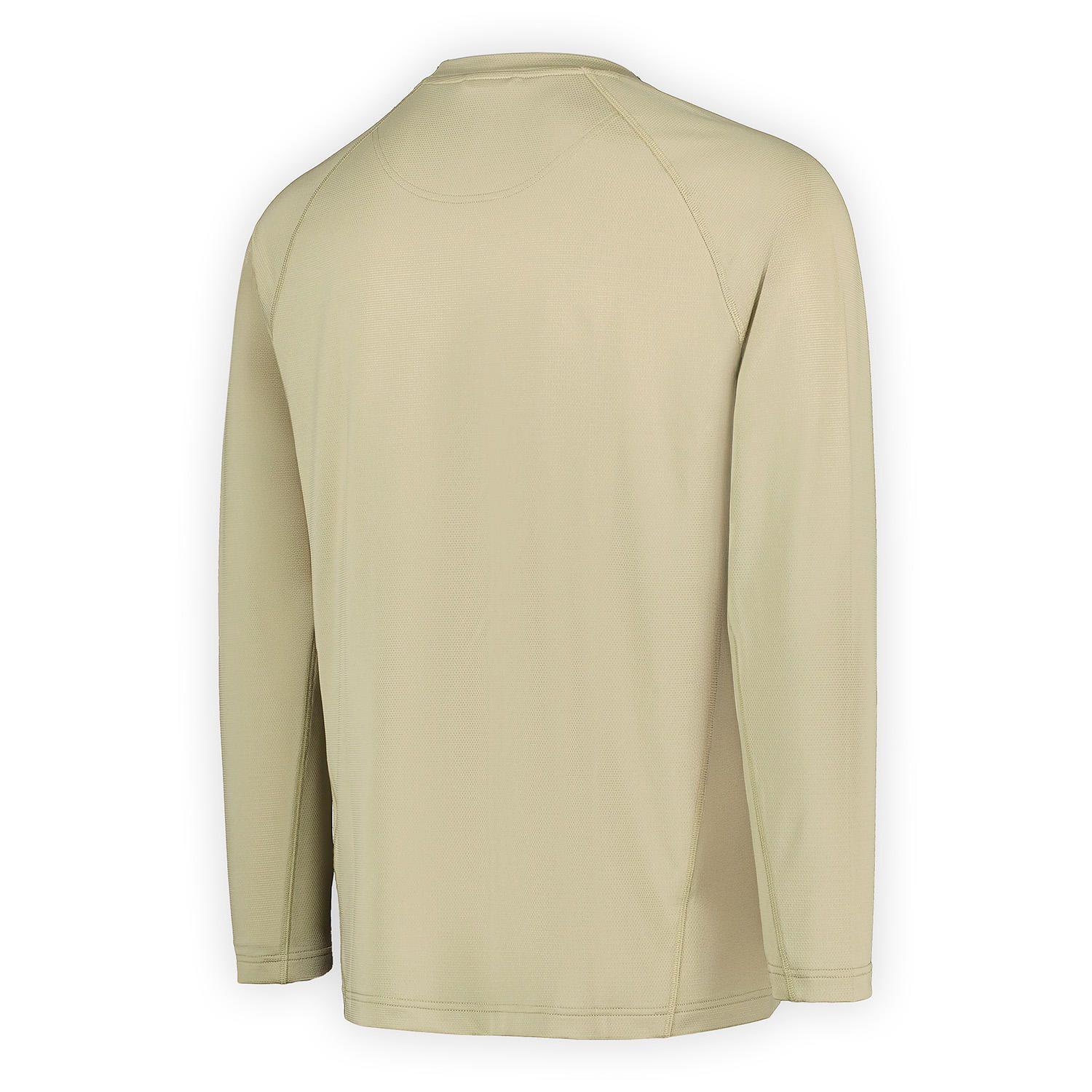 Polera Manga Larga Hombre Tech Verde Claro-7