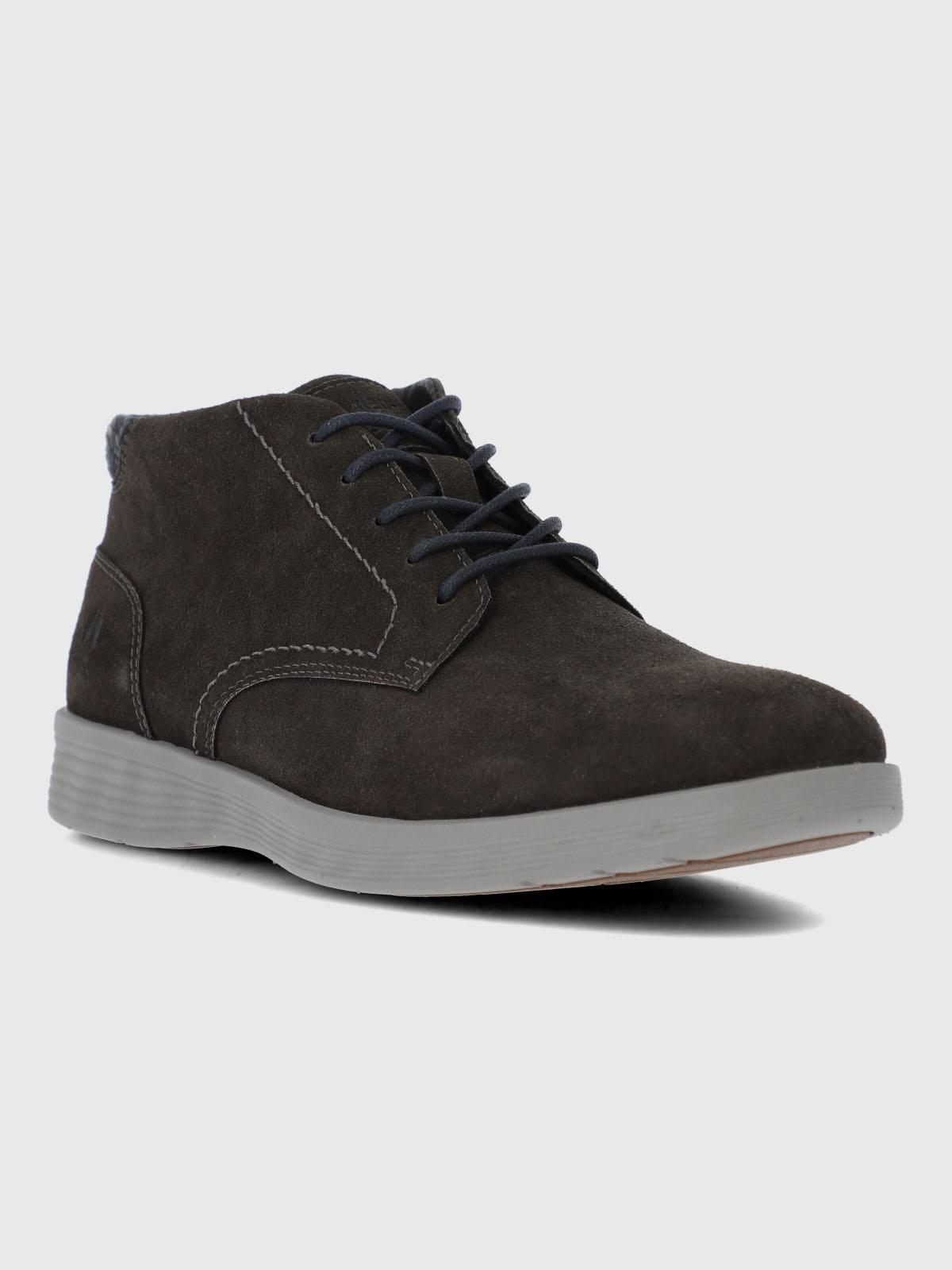 Botin Cuero Hombre Spinal City Gris-0