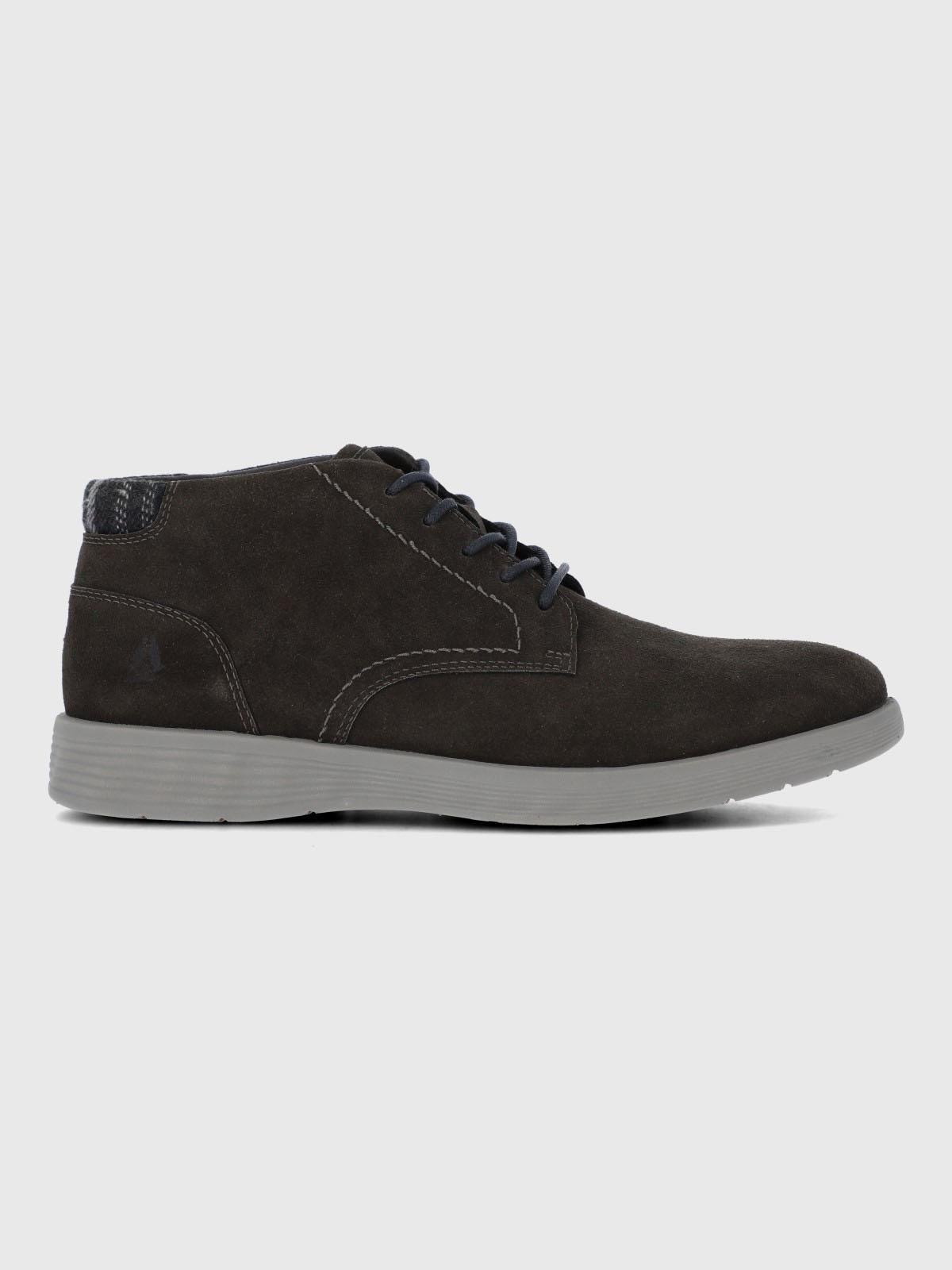 Botin Cuero Hombre Spinal City Gris-1