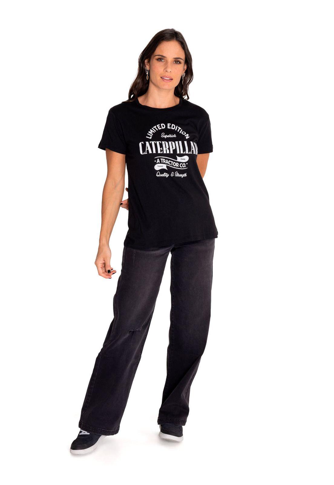 Polera Manga Corta Mujer Historic Graphic Negro-4