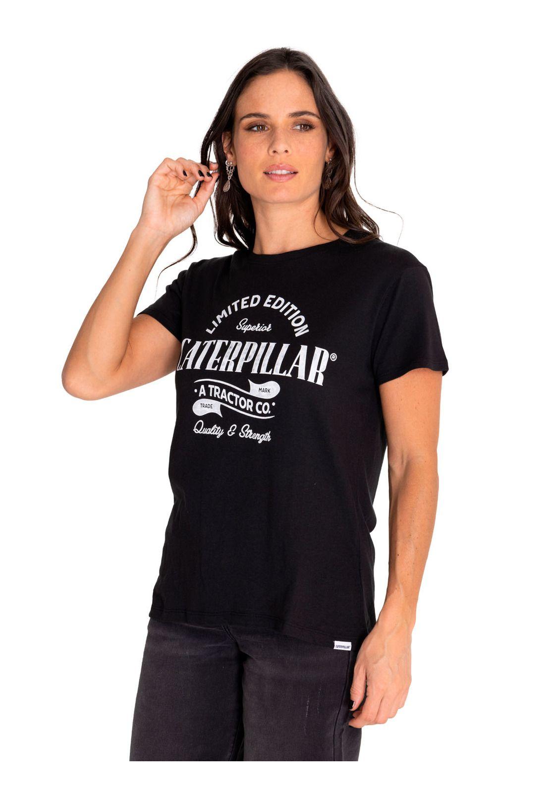 Polera Manga Corta Mujer Historic Graphic Negro-5