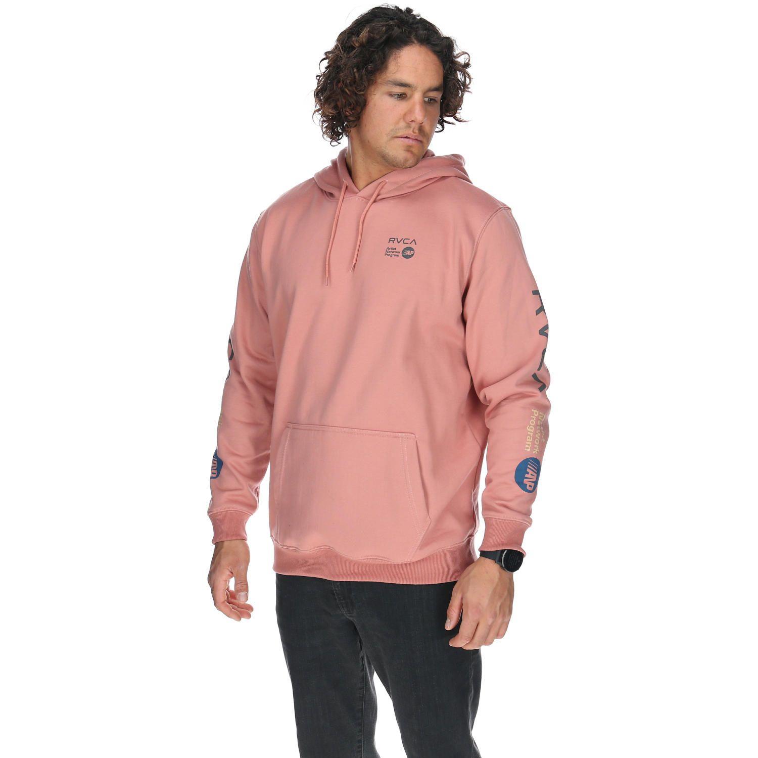 Polerón Hombre Anp Pigment Hdy Rosado-1