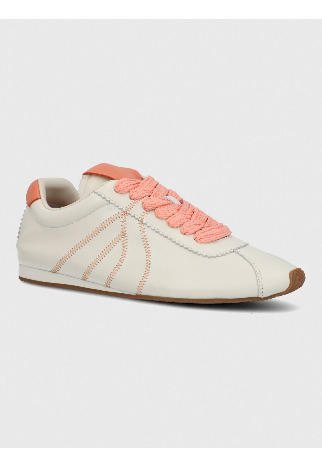 Zapatilla Cuero Mujer Bonik Naranja-0