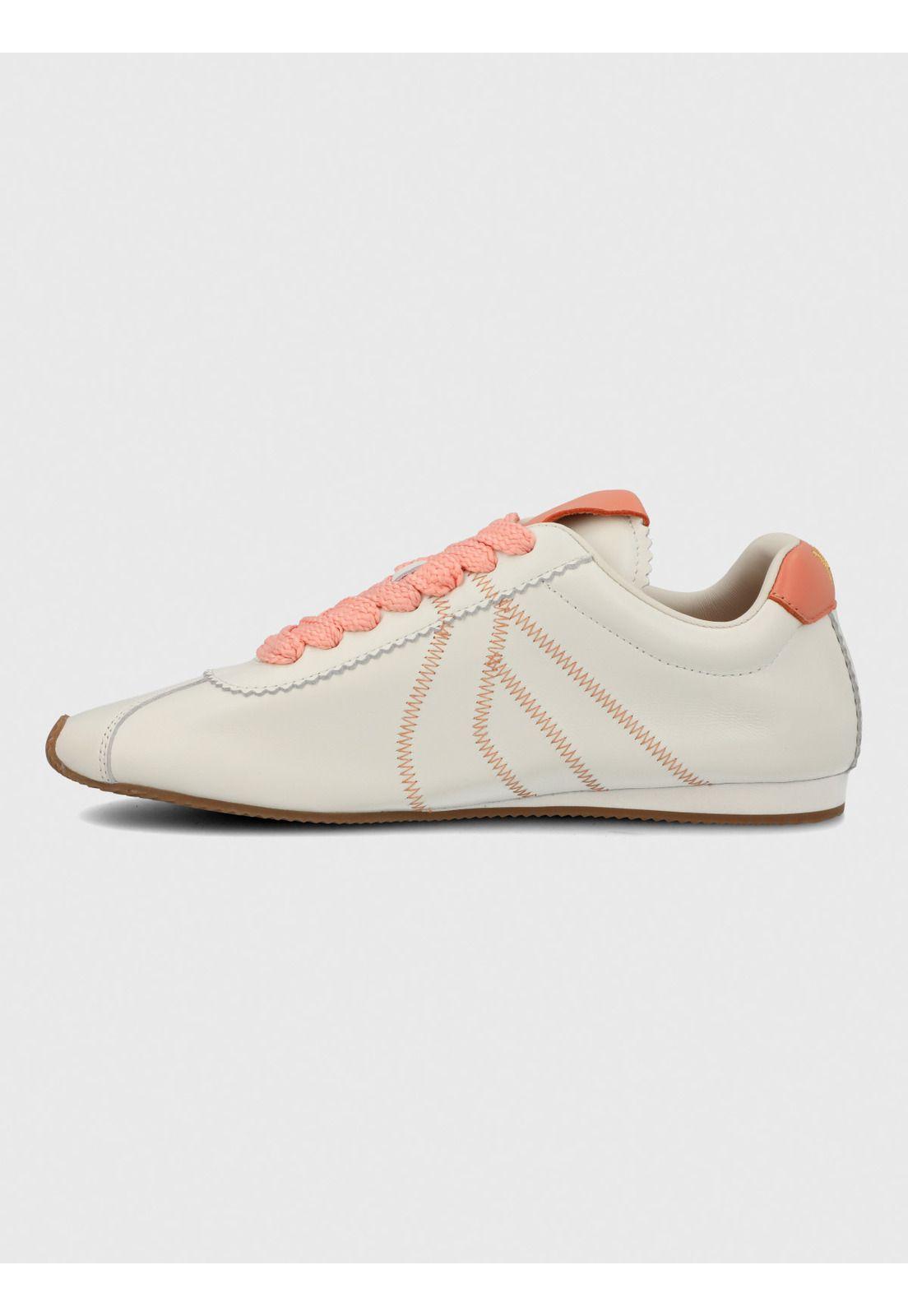Zapatilla Cuero Mujer Bonik Naranja-6