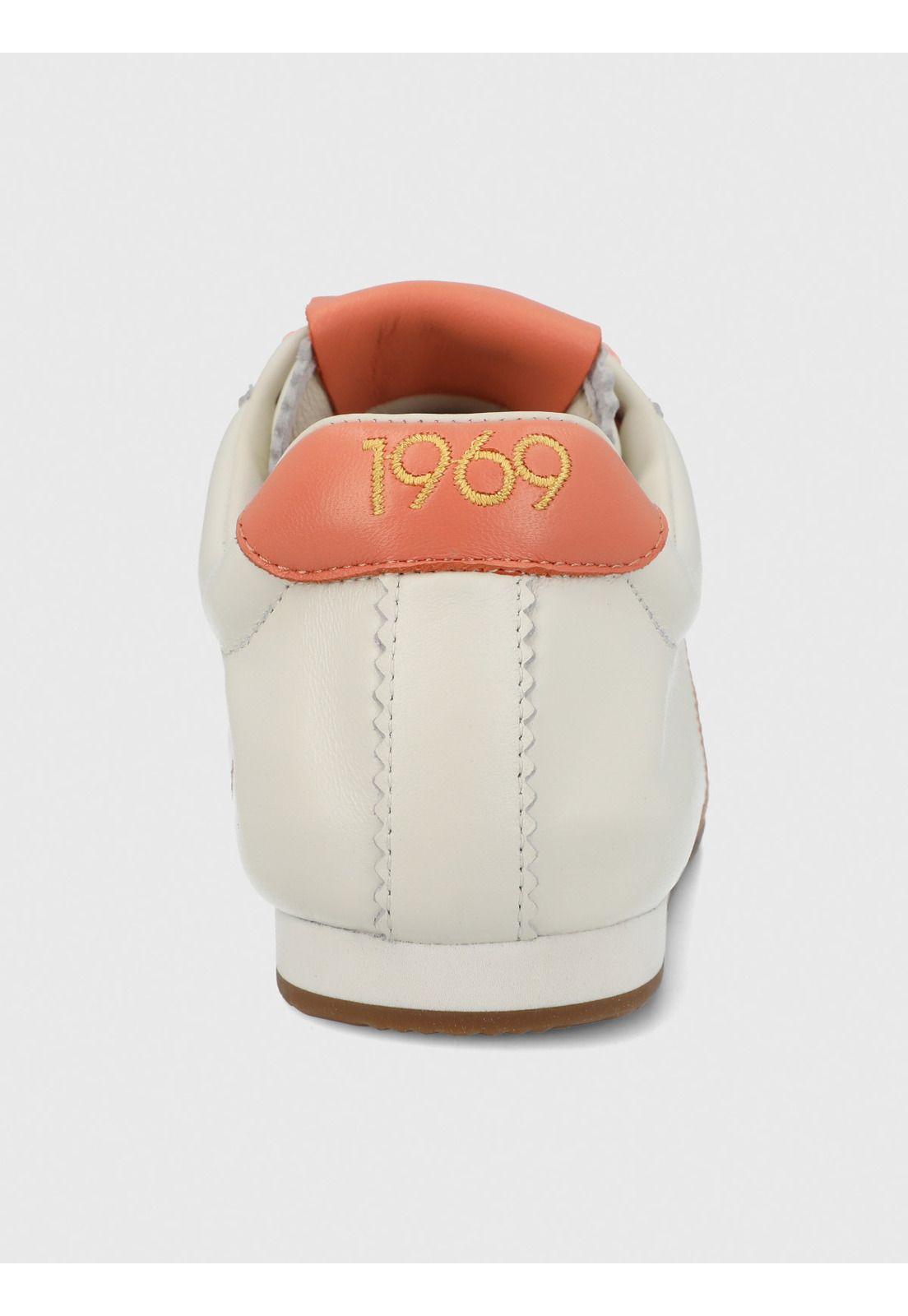 Zapatilla Cuero Mujer Bonik Naranja-7