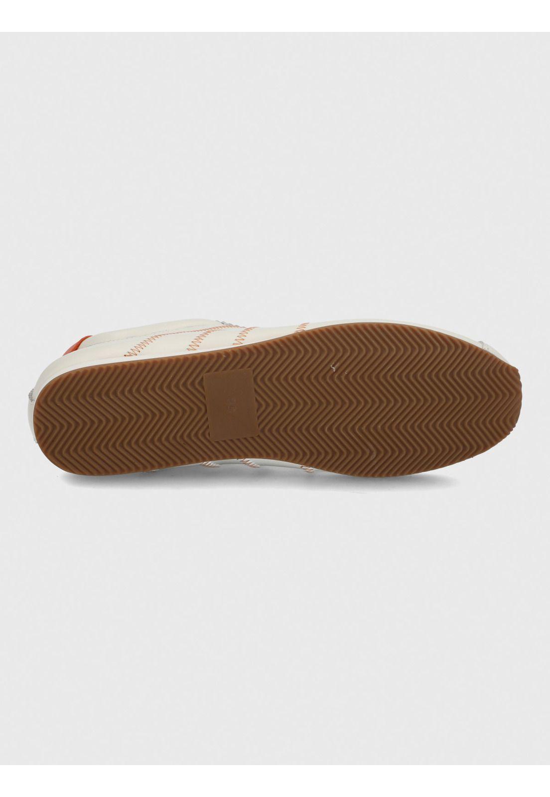 Zapatilla Cuero Mujer Bonik Naranja-8