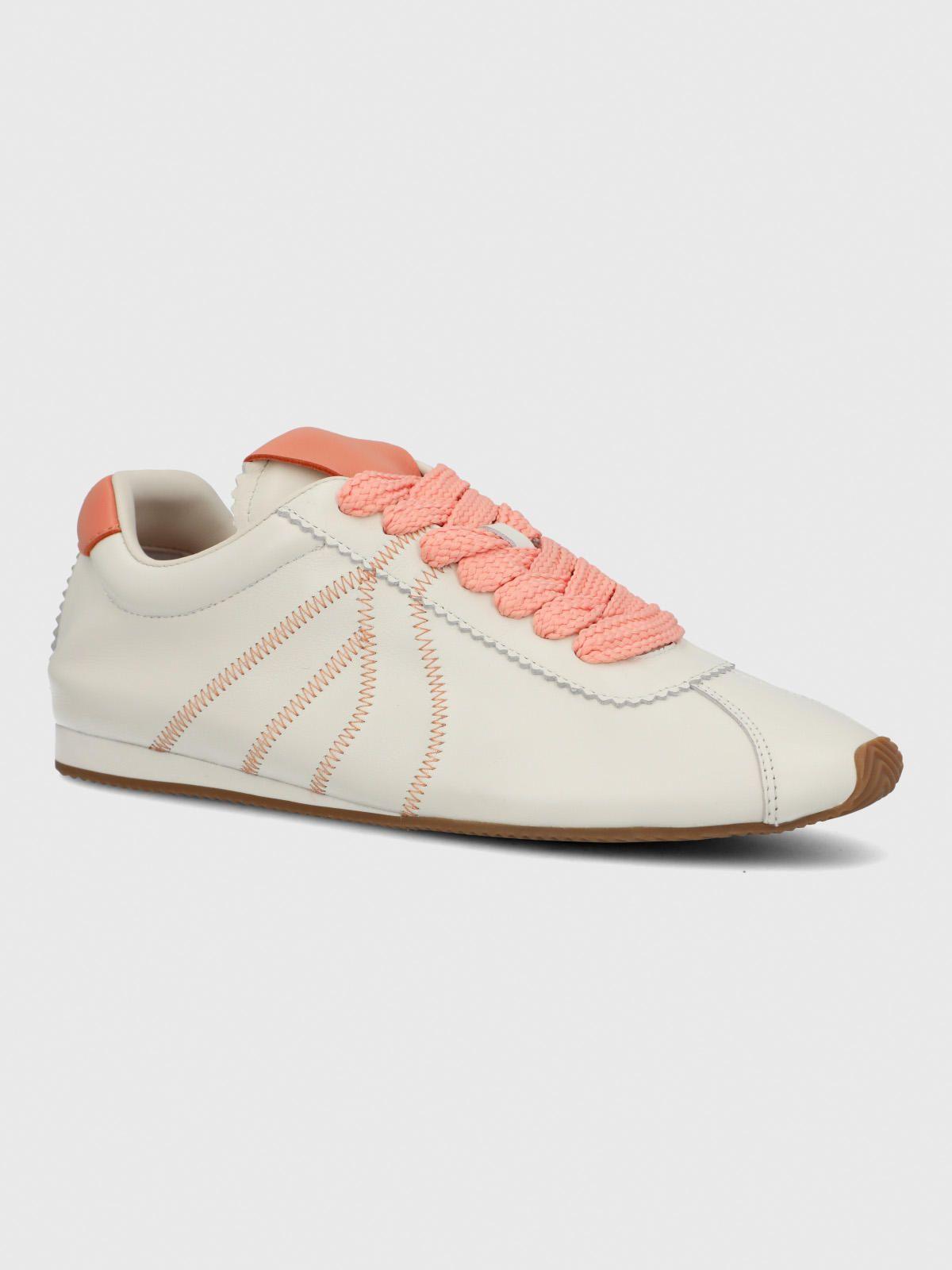 Zapatilla Cuero Mujer Bonik Naranja-0