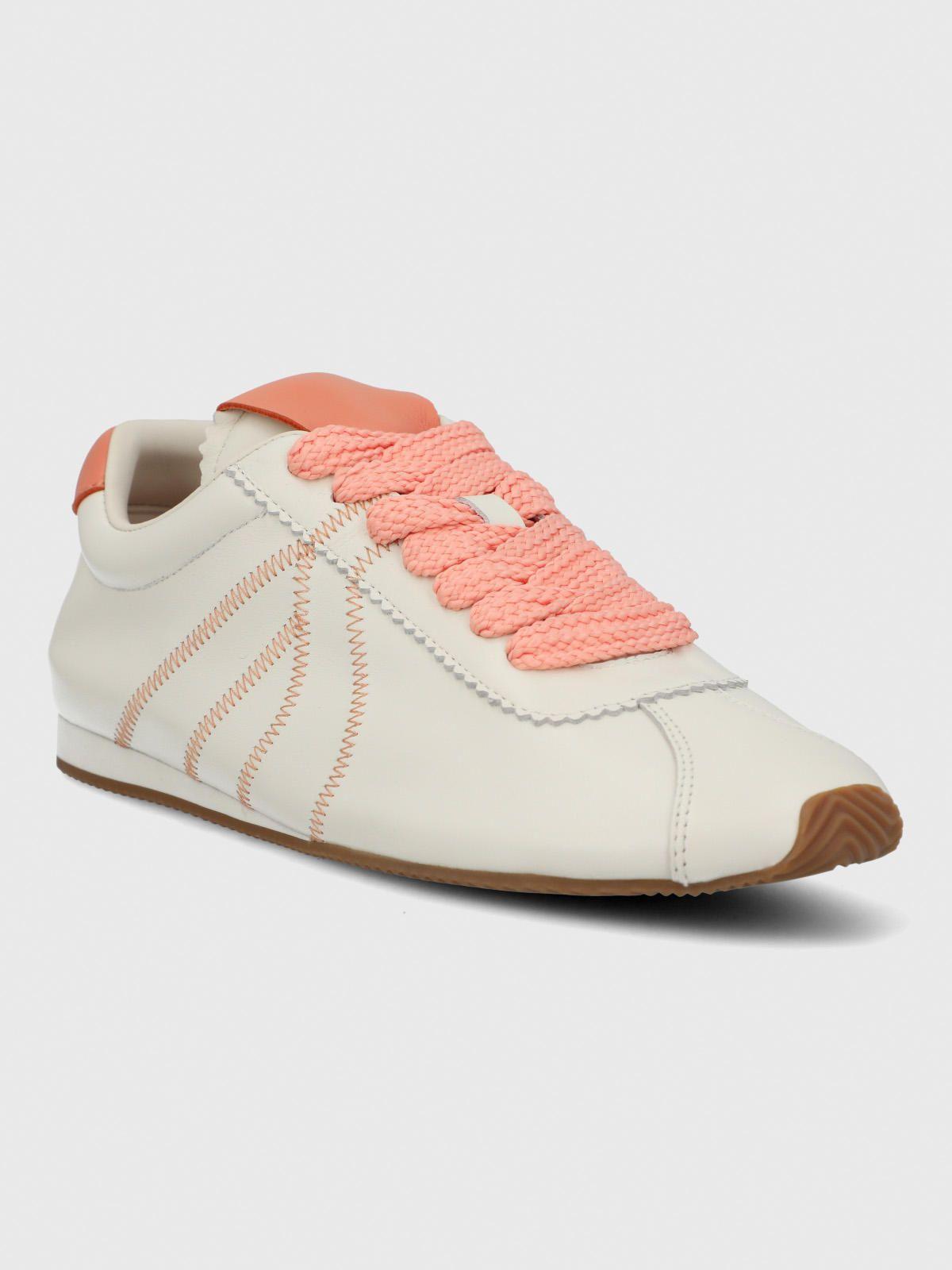 Zapatilla Cuero Mujer Bonik Naranja-1