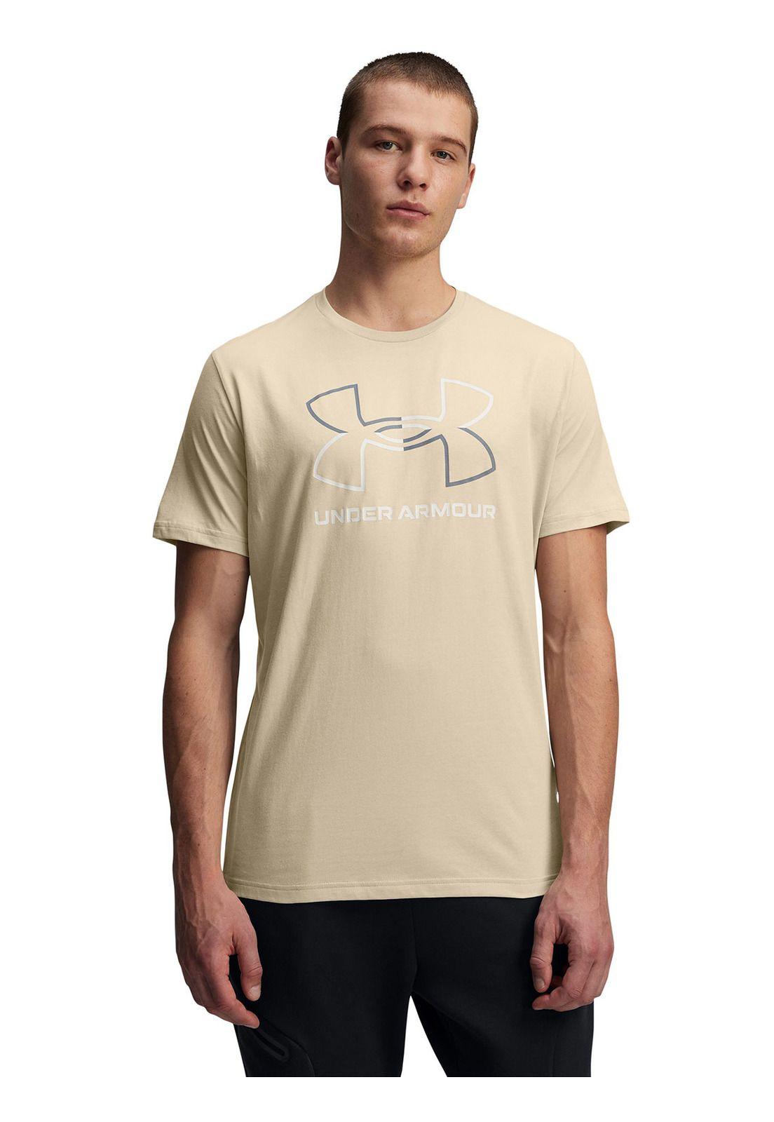 Polera Manga Corta Foundation Hombre Café-0