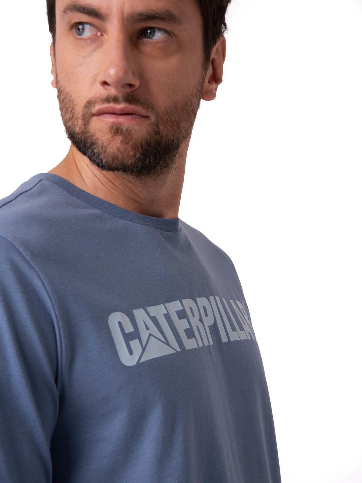 Polera Manga Corta Logo Azul Hombre-3