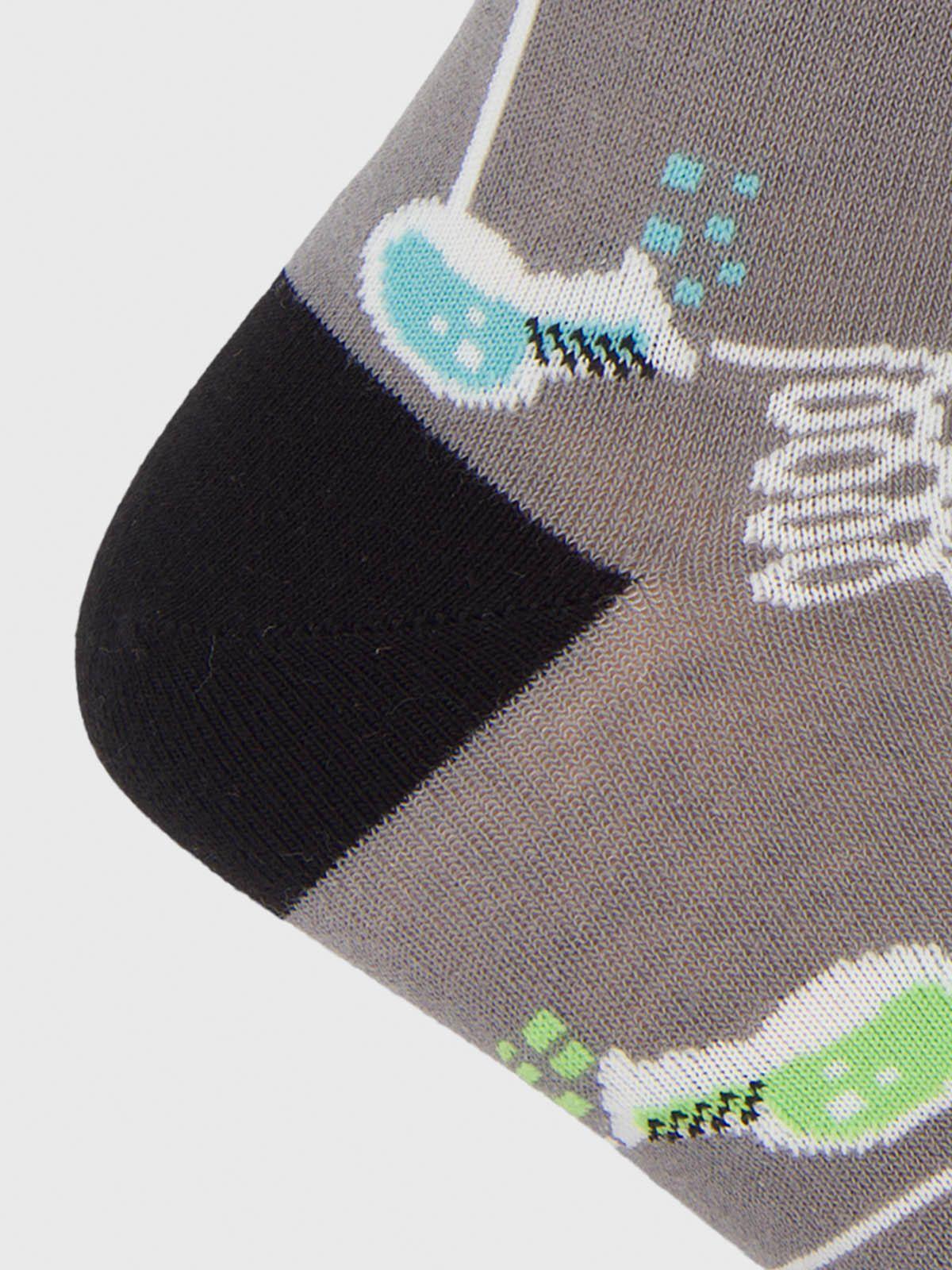 Calcetin Algodón Hombre C Chemical Gris-2