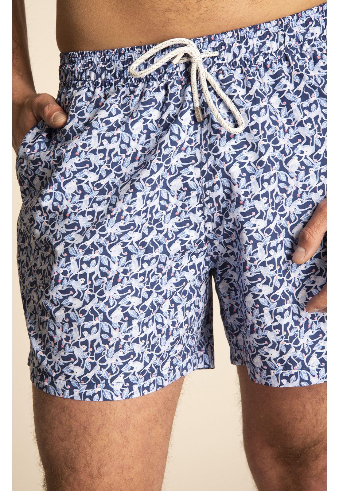 Traje de Baño Hombre Izam Azul-1