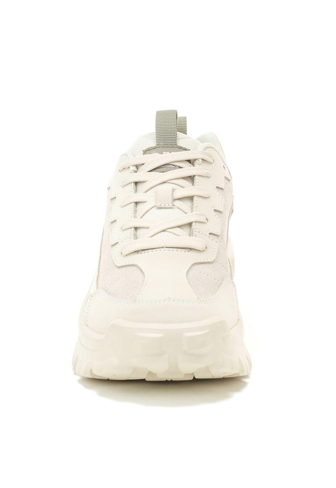 Zapatilla Cuero Hombre Intruder Lite Crema-4