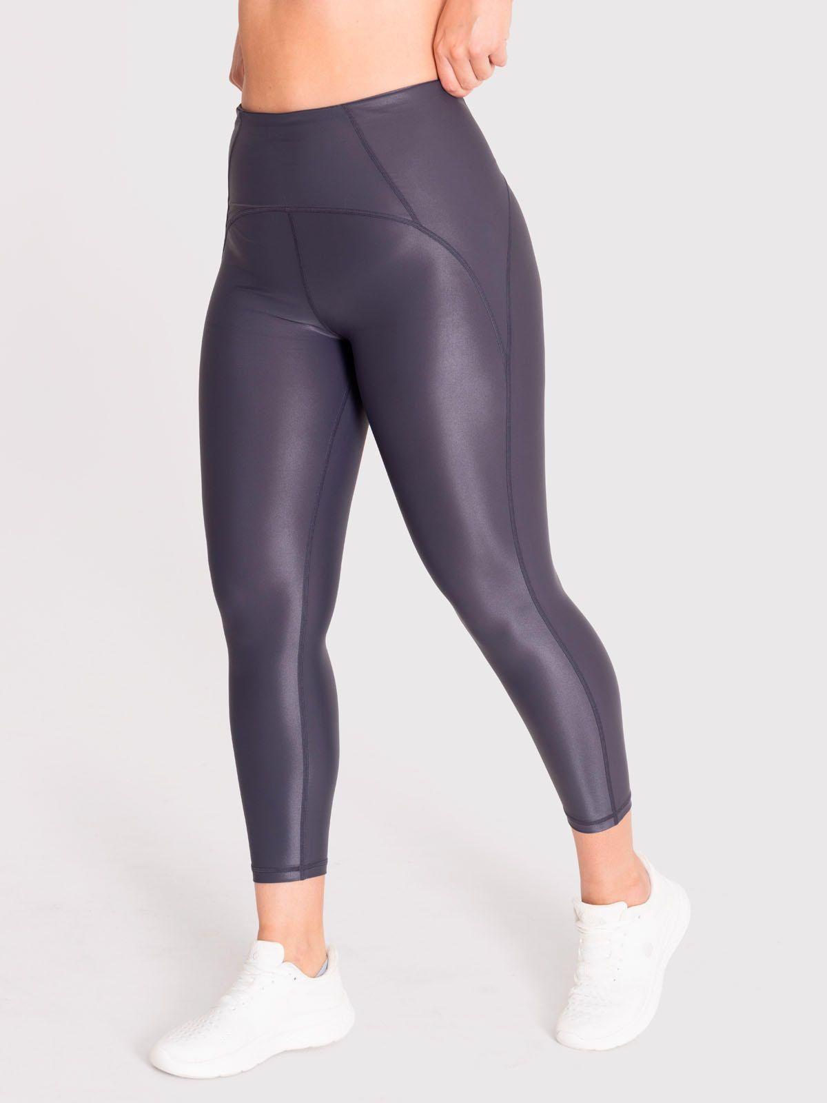 Calza 7/8 Mujer Ankle Lea Acero-2