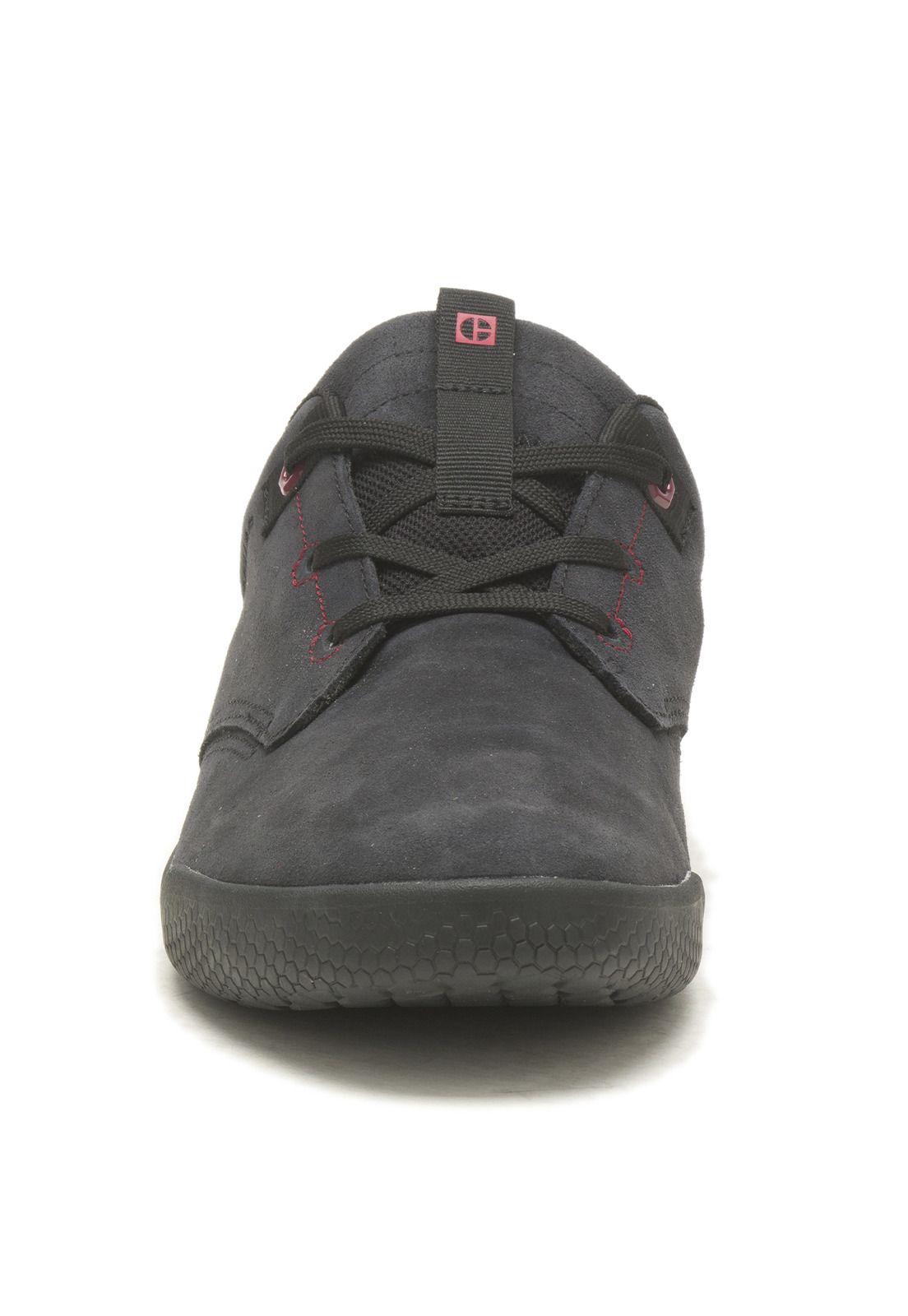 Zapatilla Gamuza Hombre Hex Stat Negro-4