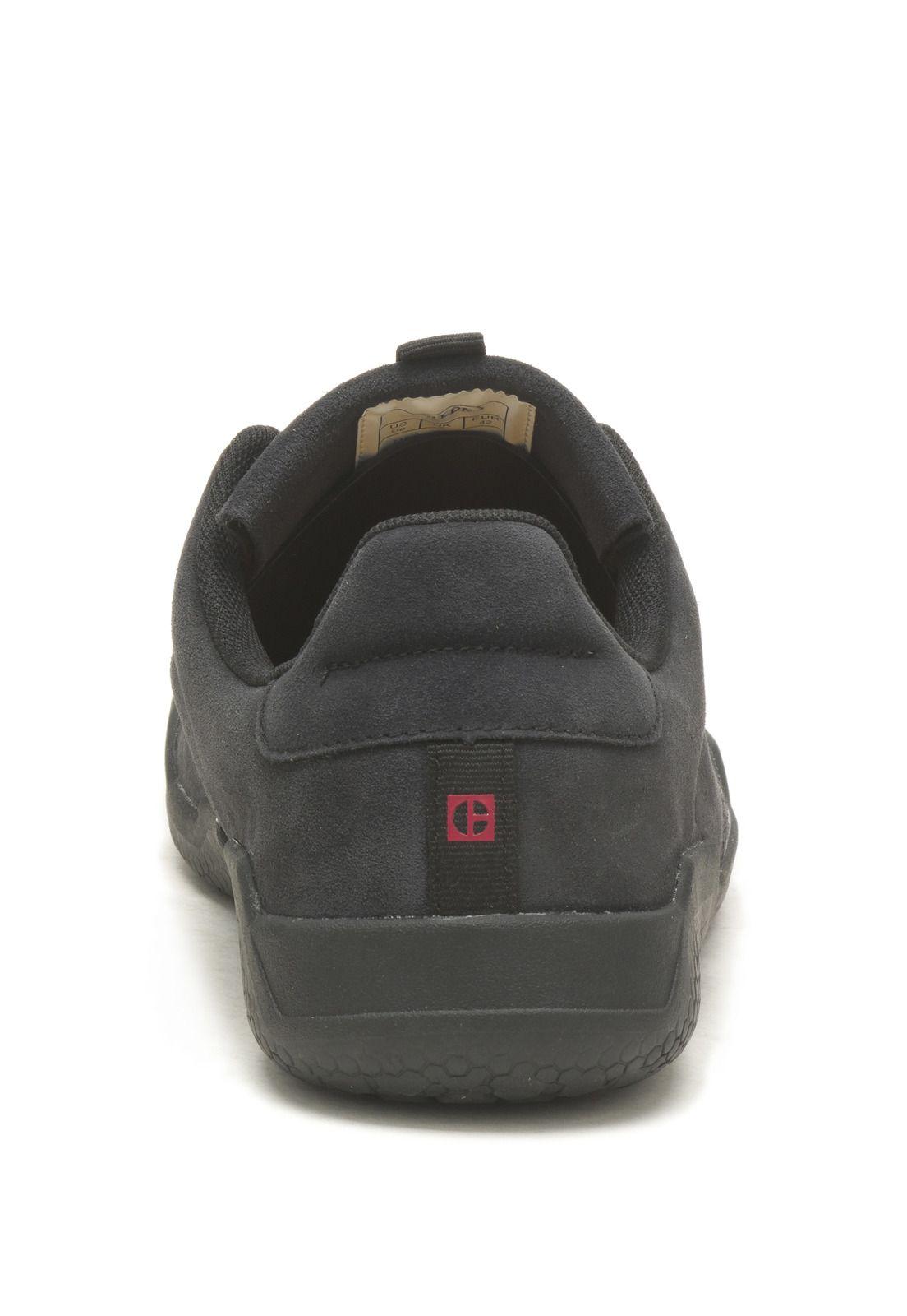 Zapatilla Gamuza Hombre Hex Stat Negro-5