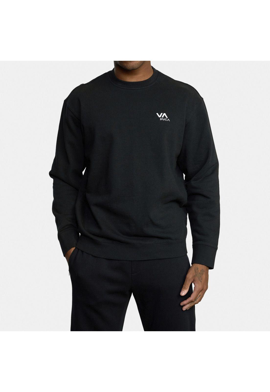 Polerón Va Ess. Crew M Otlr Negro Hombre-0