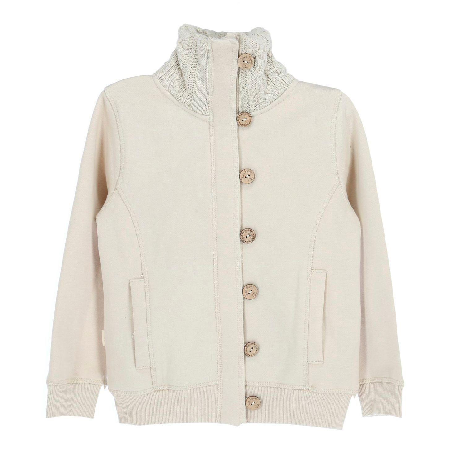 Poleron Algodon Cvc/Poly Braids Creme Brulee-0