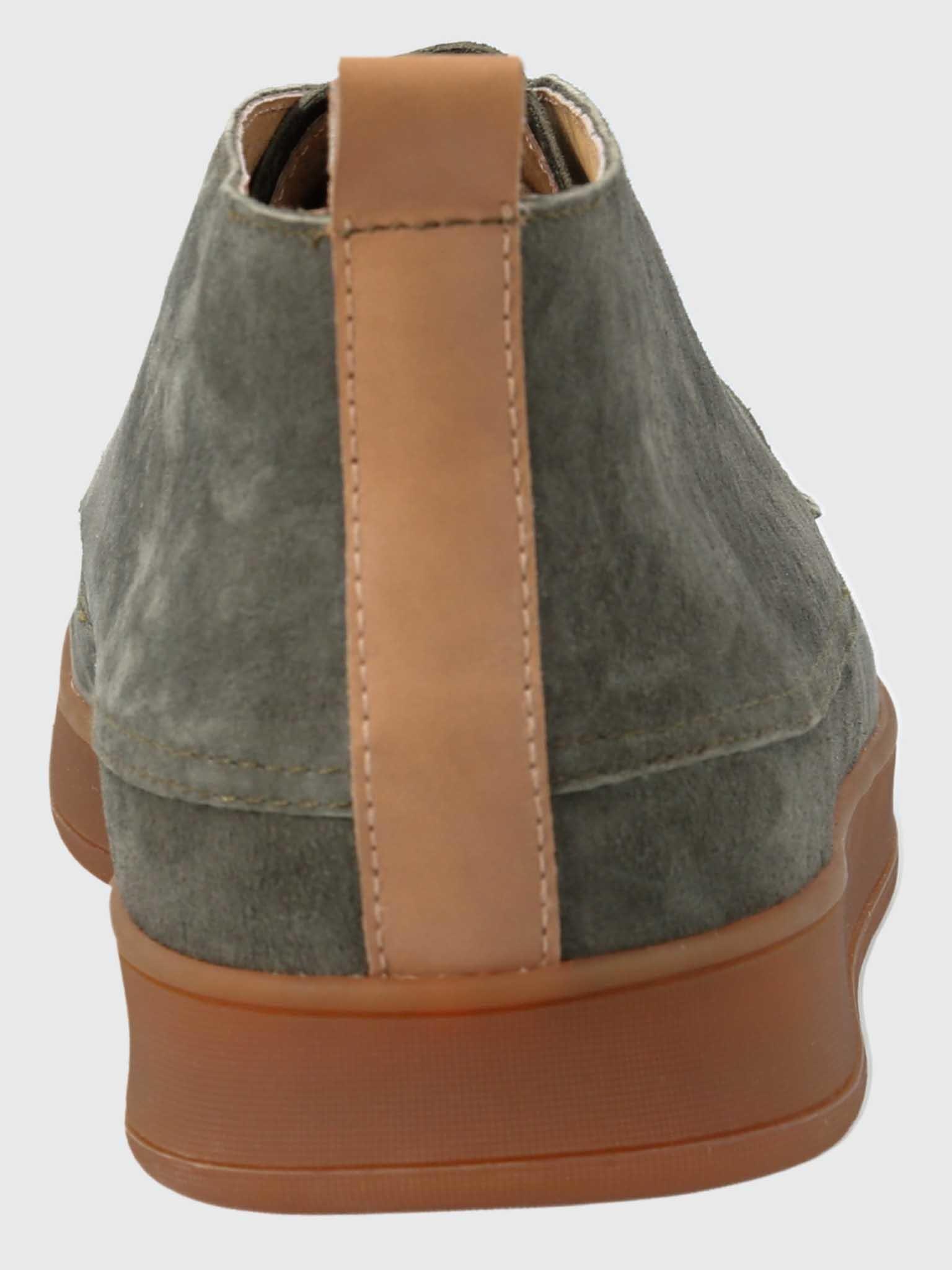 Botin Cuero Hombre Darwin HP Verde-6
