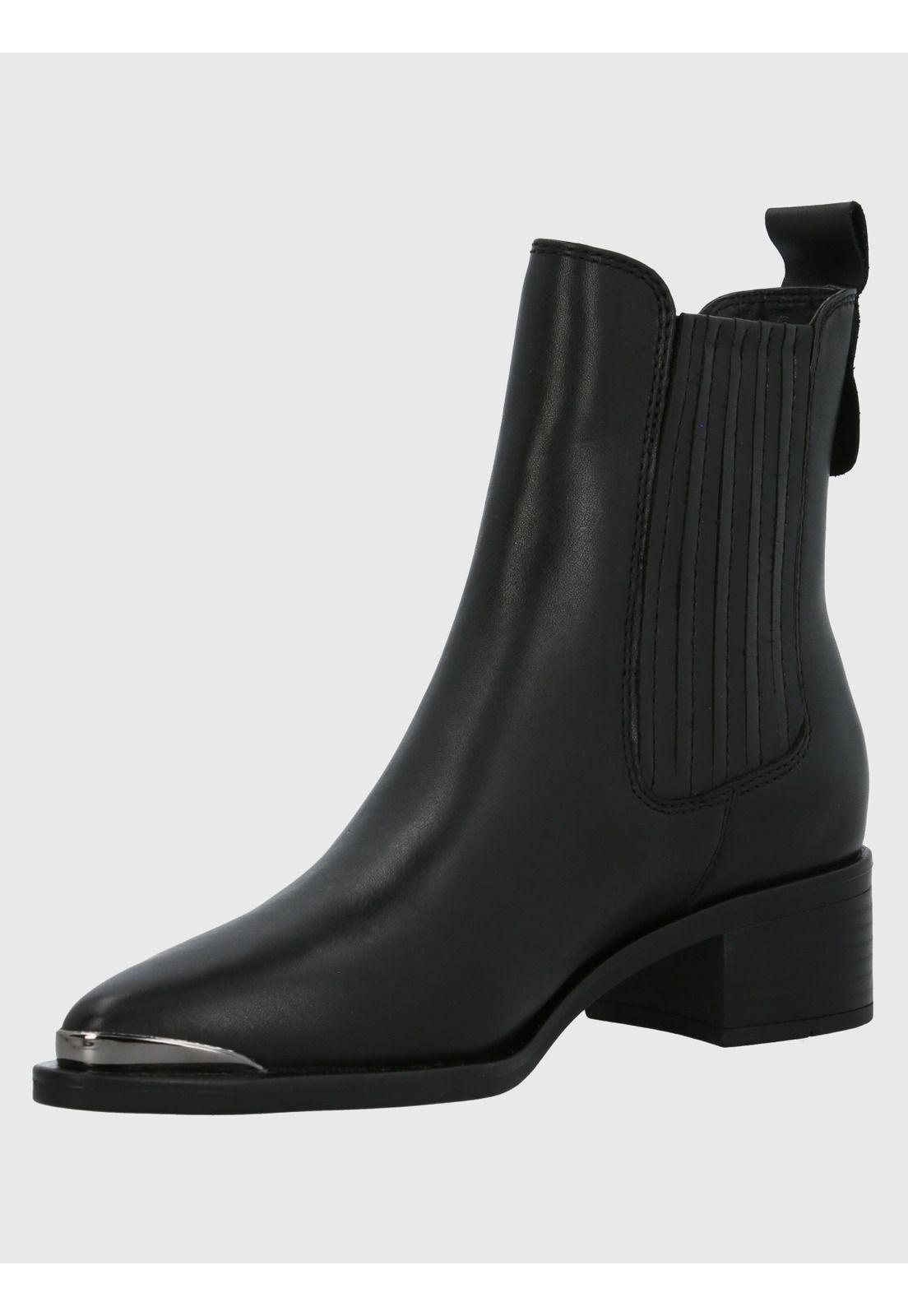 Botín Cuero Mujer Dorothea Negro-5