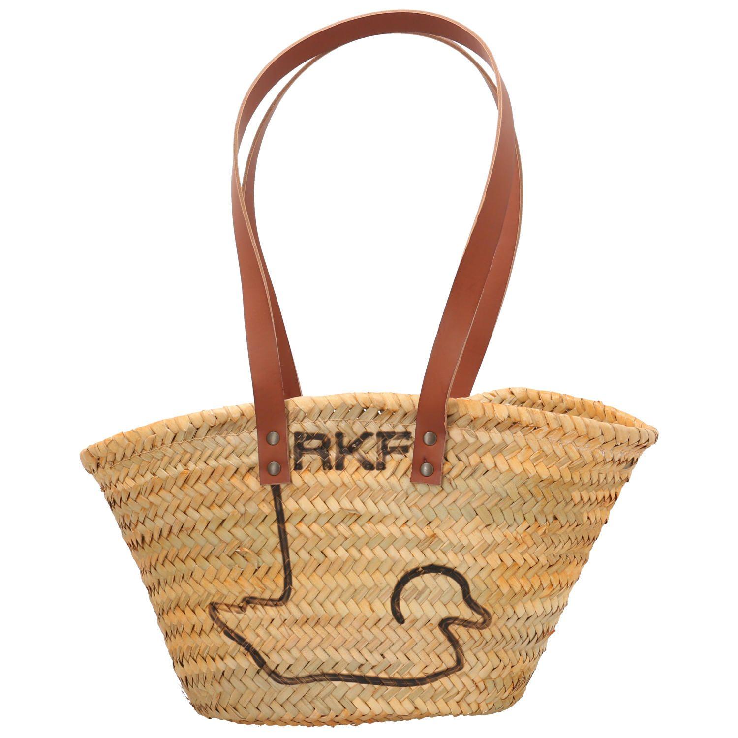 Cartera Rafia Mujer RKF Valencia Beige-0