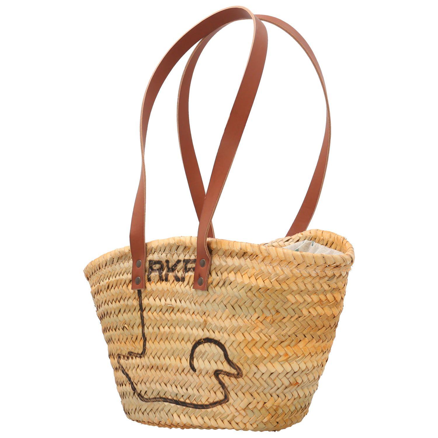 Cartera Rafia Mujer RKF Valencia Beige-1