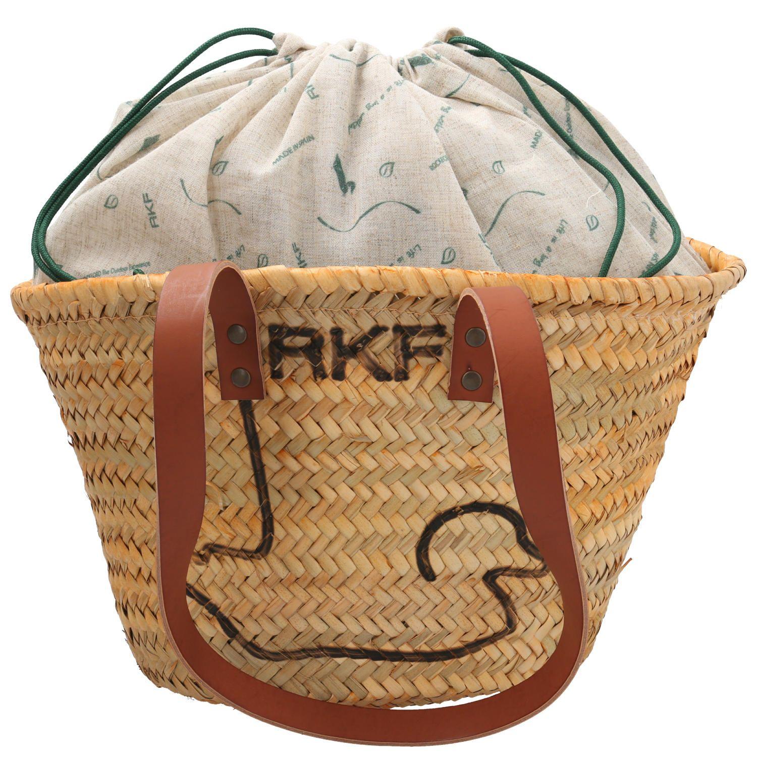 Cartera Rafia Mujer RKF Valencia Beige-3