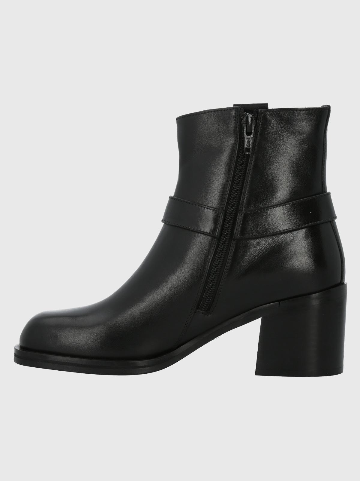 Botín Cuero Mujer Maylo Negro-5