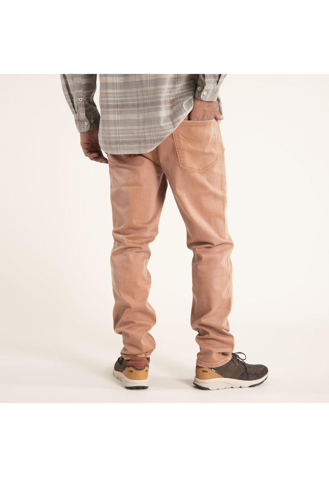 Jeans Hombre Bay Color Terracota-1