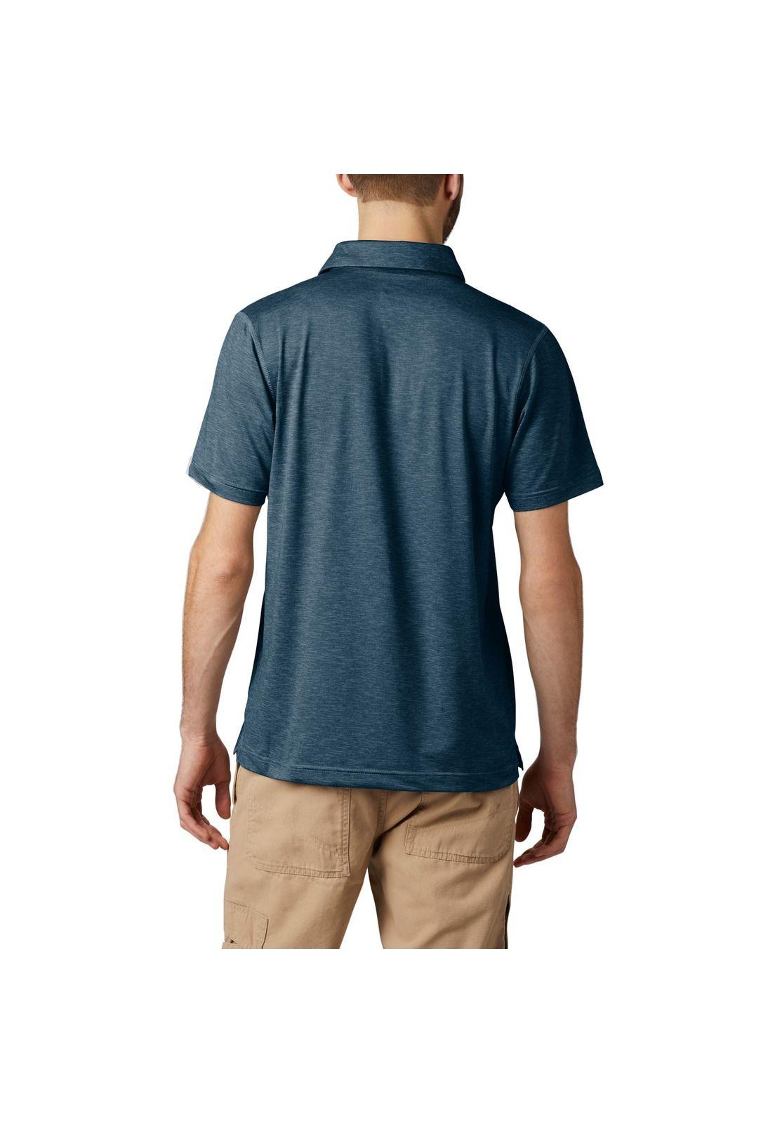 Polera M/C Tech Trail™ Polo Azul-1