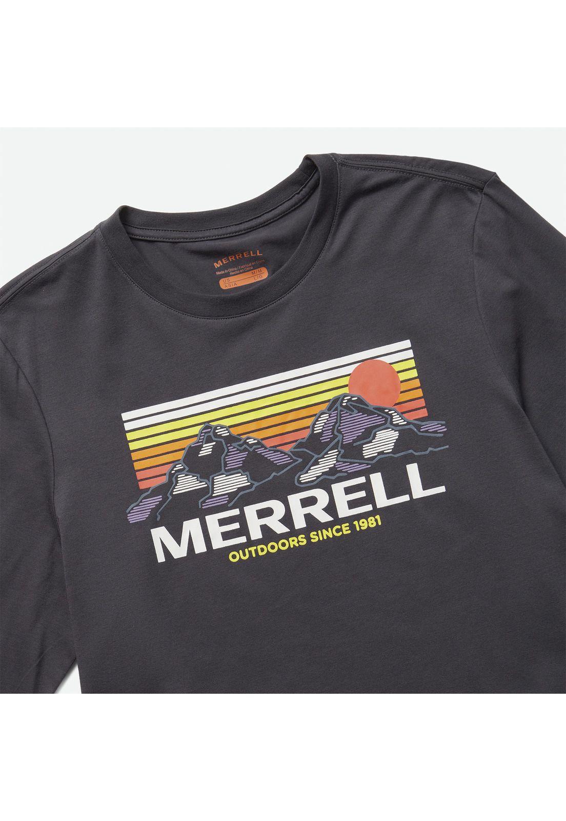 Polera Hombre Merrell Mts Azul-1