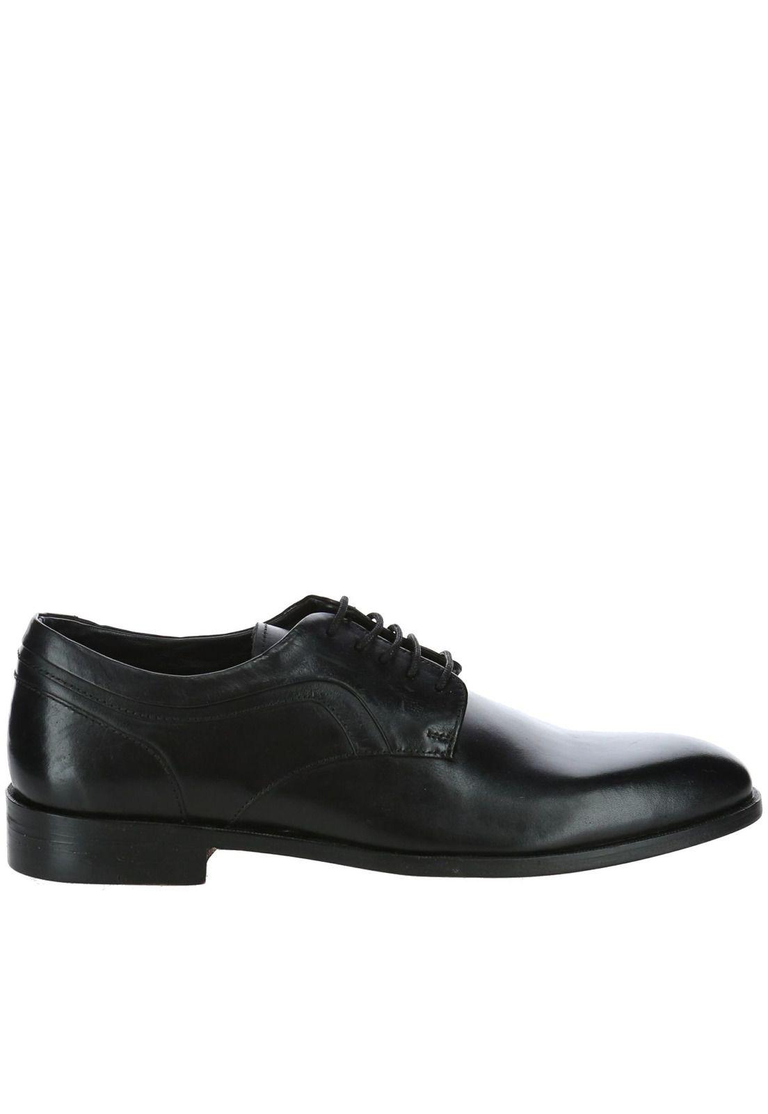Zapato Cuero London Negro-0