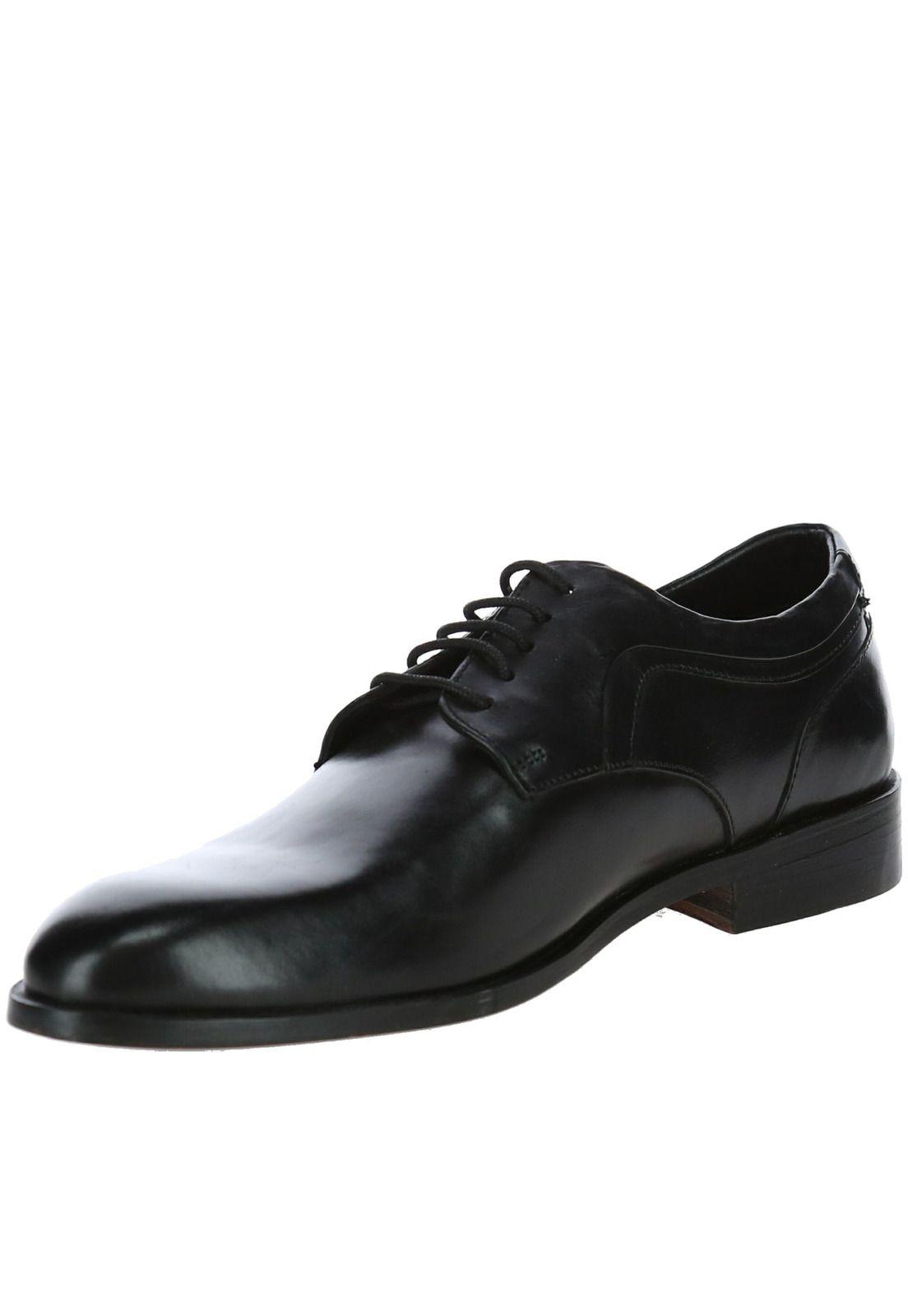 Zapato Cuero London Negro-3