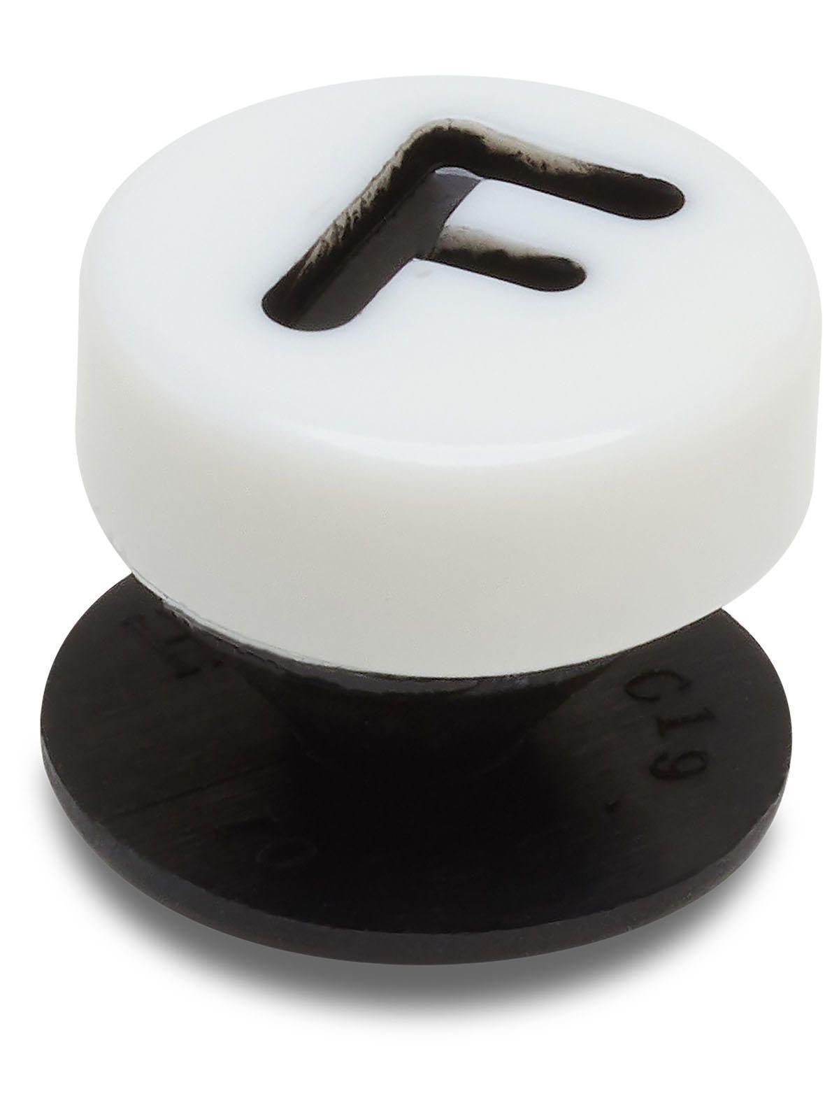 Jibbitz Crocs F Pequeña carta de amistad Blanco-2