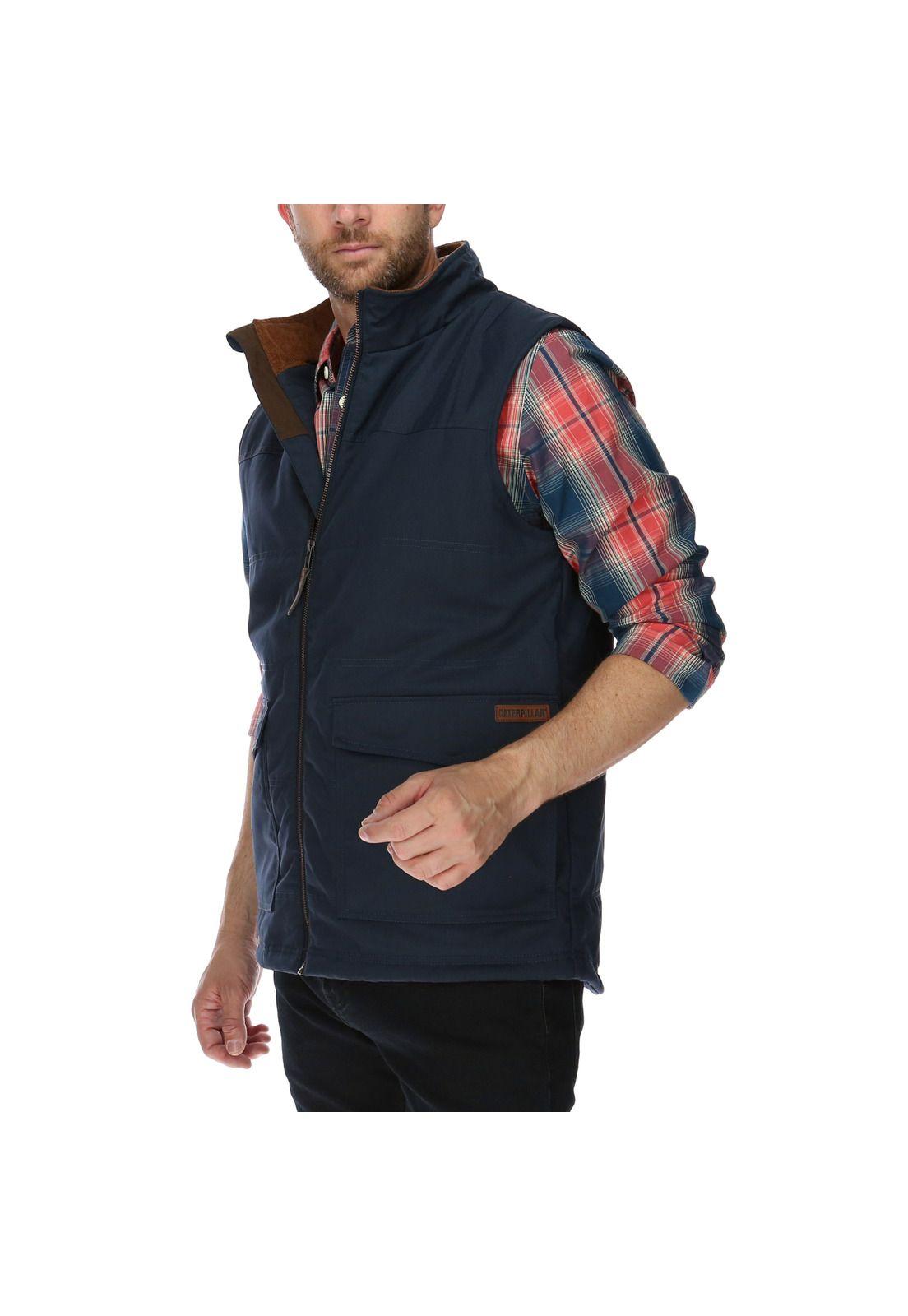 Parka Sm Hombre Ag Vest Poliéster Azul-1