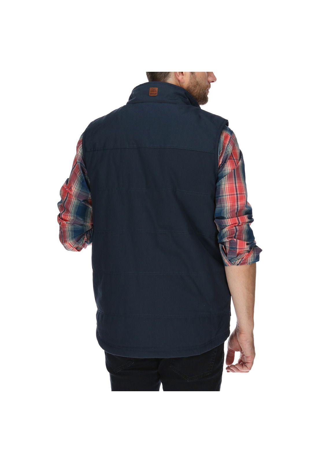 Parka Sm Hombre Ag Vest Poliéster Azul-2