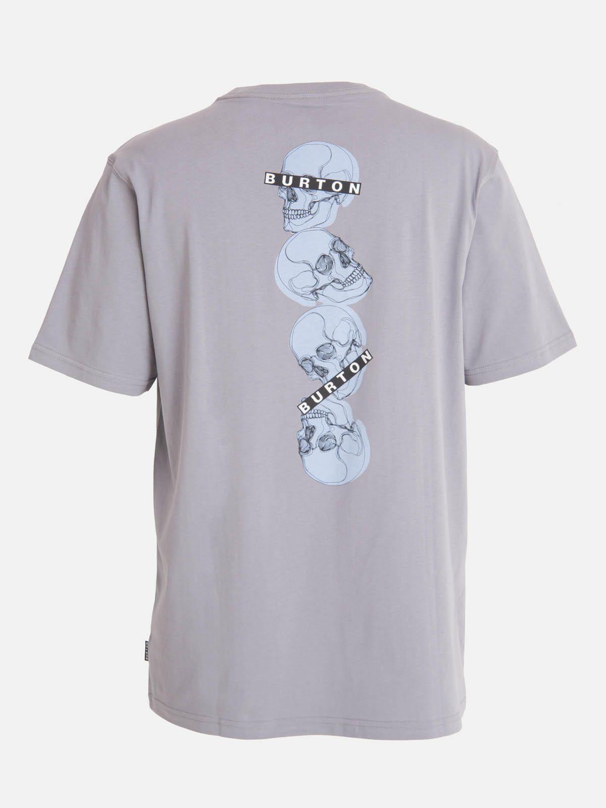Polera m/c Hombre Skull tee Gris-6