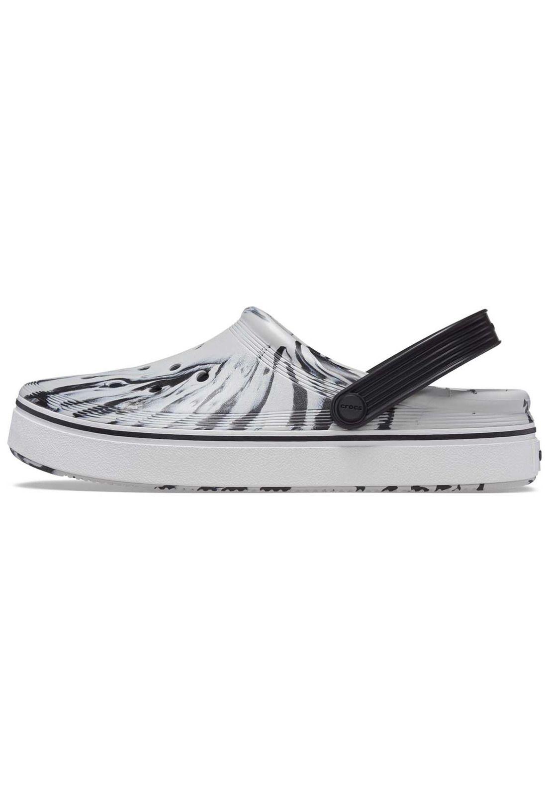 Zueco Hombre Off Court Marbled Negro-1