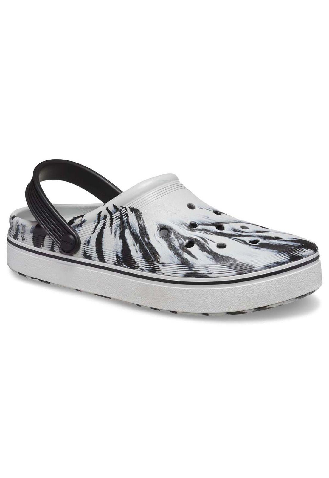 Zueco Hombre Off Court Marbled Negro-6