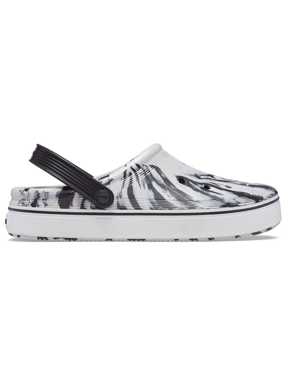 Zueco Crocs Hombre Off Court Marbled Negro-0