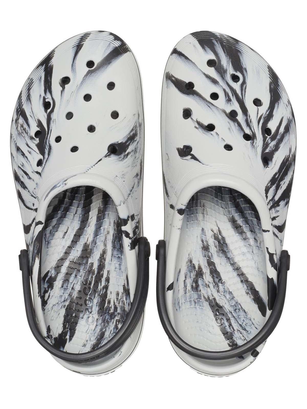 Zueco Crocs Hombre Off Court Marbled Negro-4