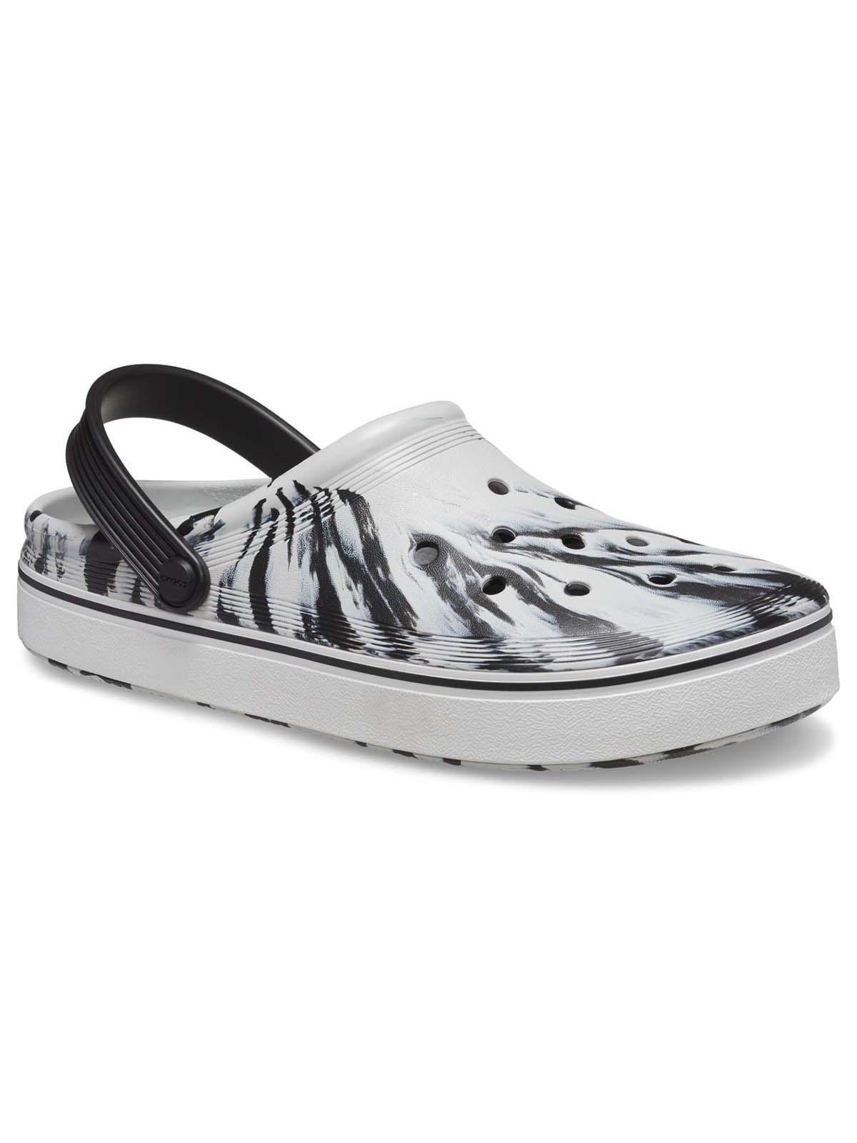 Zueco Crocs Hombre Off Court Marbled Negro-6